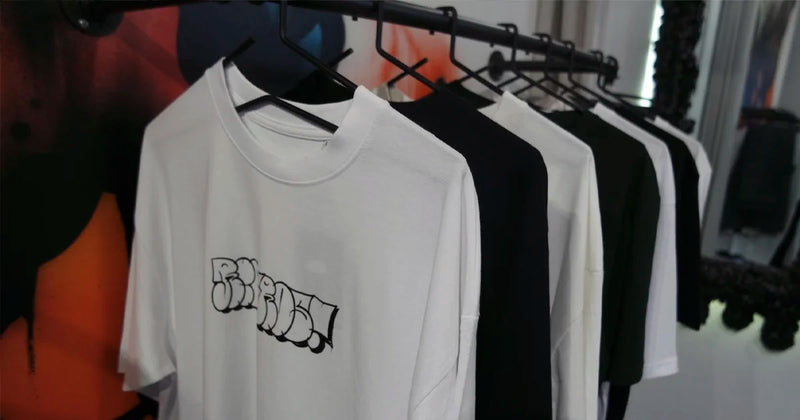 RIMFROST sale collection with discounted Norwegian streetwear, hoodies, tees, and accessories at reduced prices