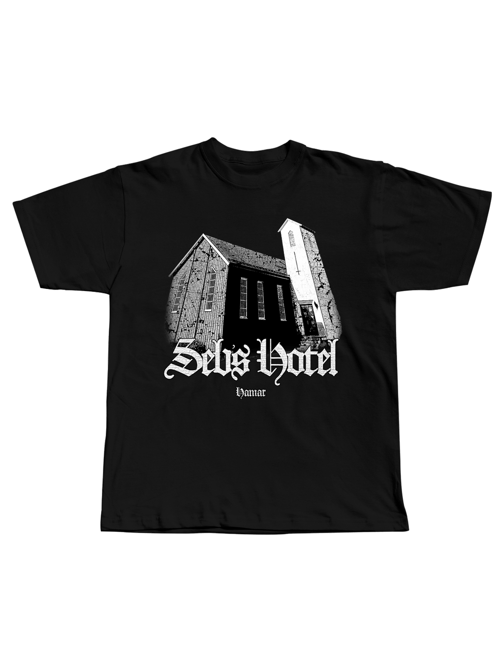 Seb's Church Tee Black - RIMFROST®