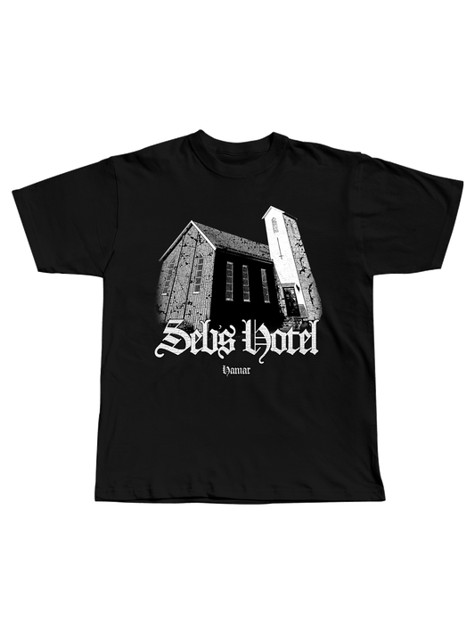 Seb's Church Tee Black