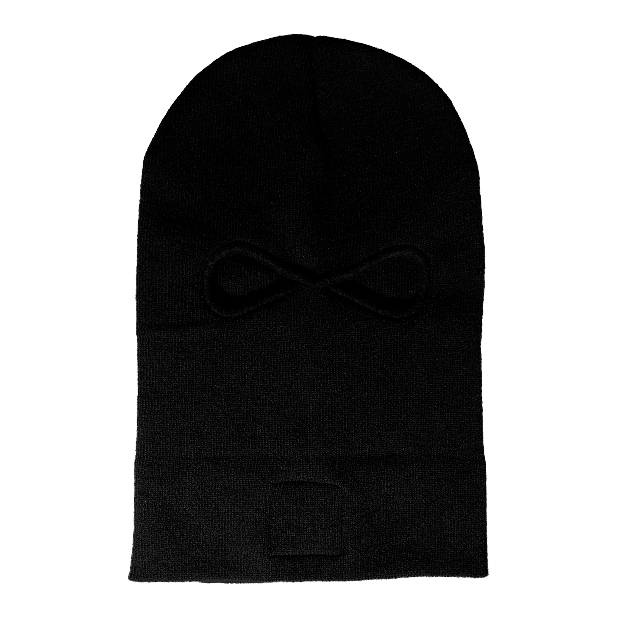 Black balaclava on a white background