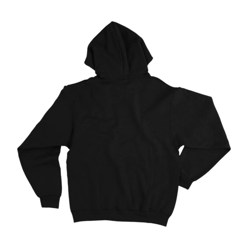Black hoodie on a white background