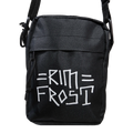 Black bag with 'Rim Frost' text on a white background