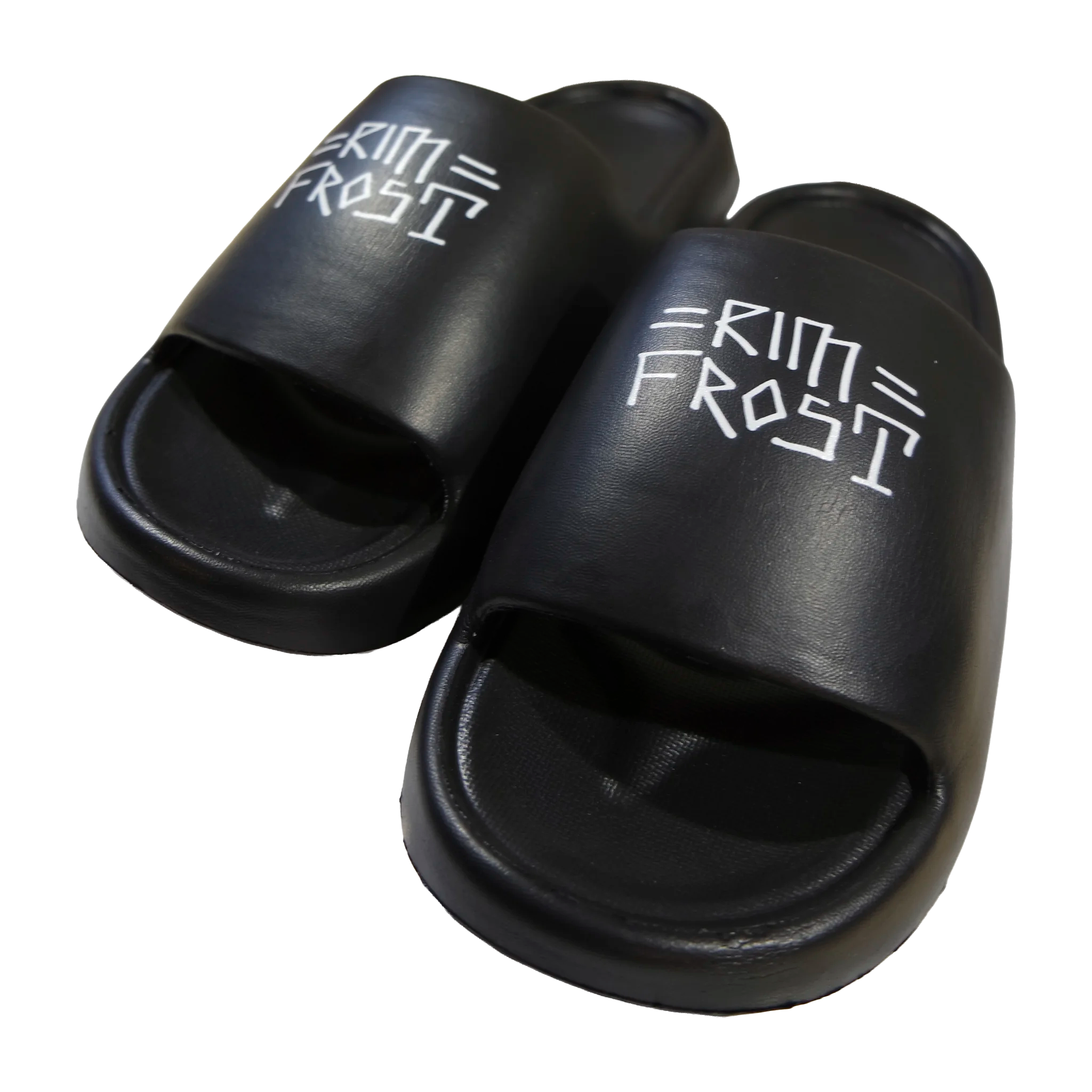 Black slides with 'Kim Frost' branding on a white background