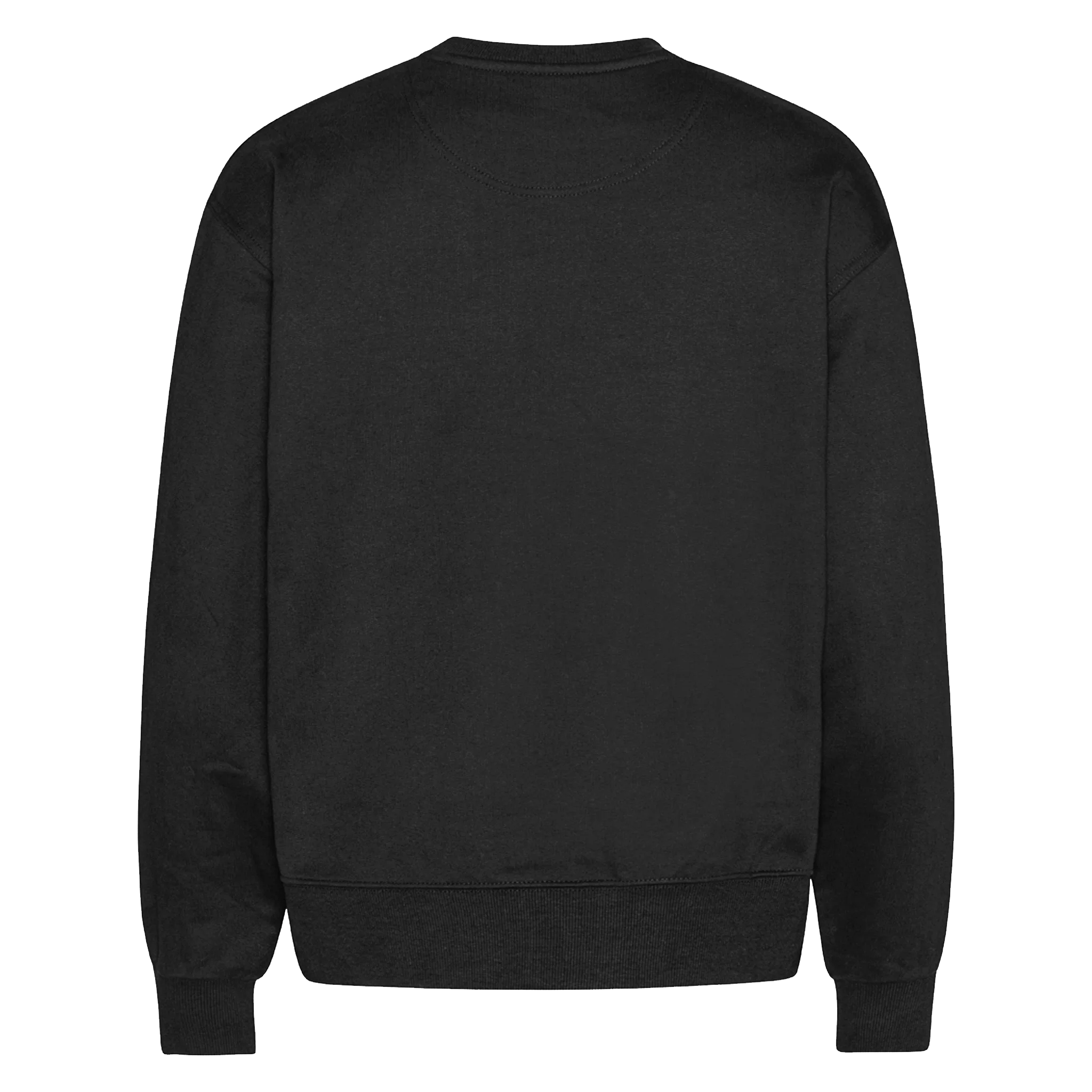 Black sweatshirt on a white background