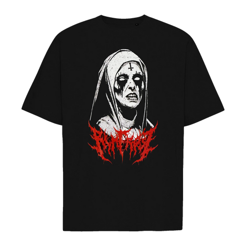 Black Metal Nun Tee - Dark Graphic T-Shirt - RIMFROST®