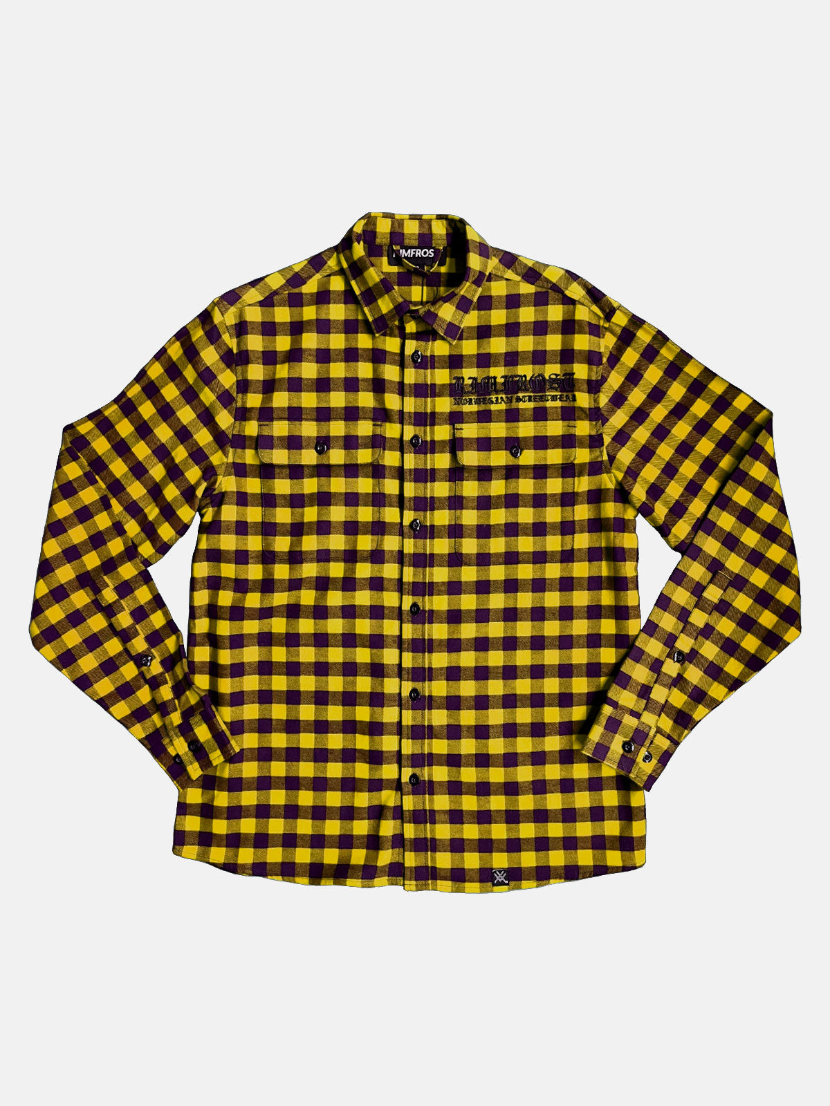 Yellow Norwegian Streetwear Flannel Shirt - RIMFROST®