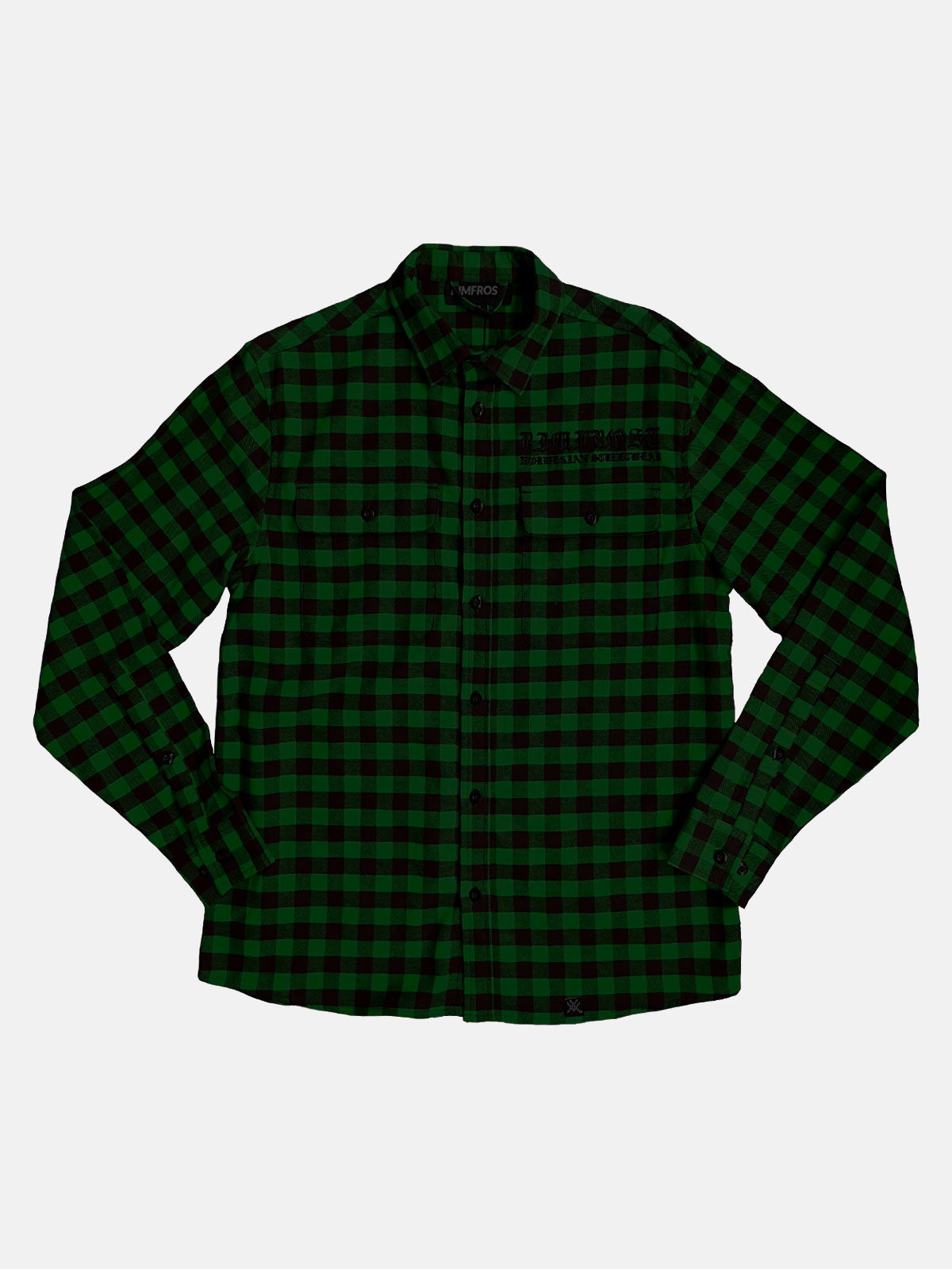 Green Norwegian Streetwear Flannel Shirt - RIMFROST®