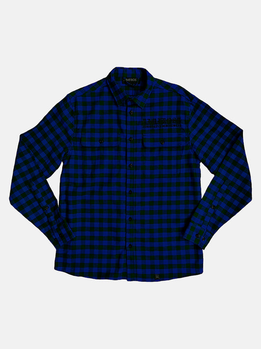 Blue Norwegian Streetwear Flannel Shirt - RIMFROST®