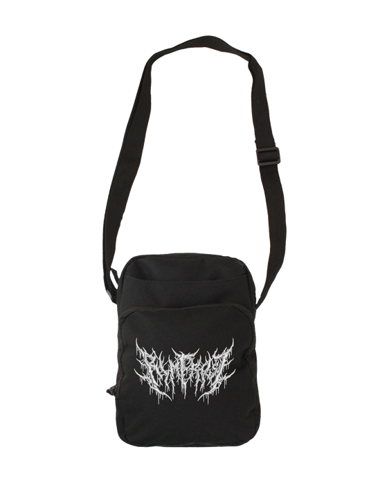 Black Metal Cross Body Bag